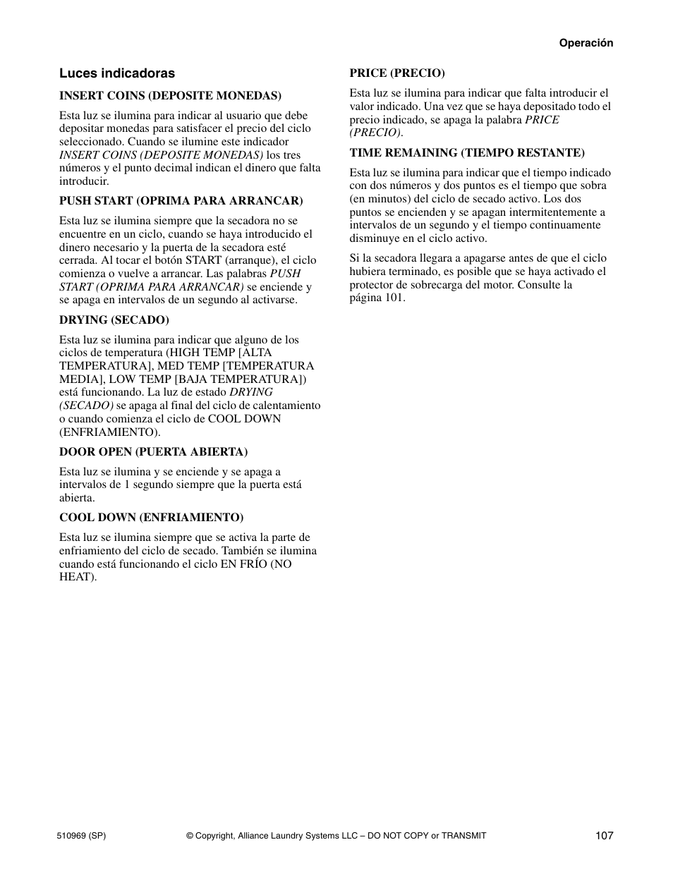 Alliance Laundry Systems D677I User Manual | Page 109 / 122