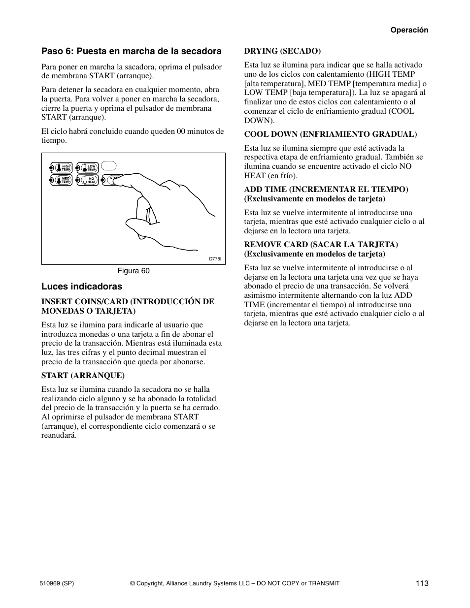 Alliance Laundry Systems D677I User Manual | Page 115 / 122