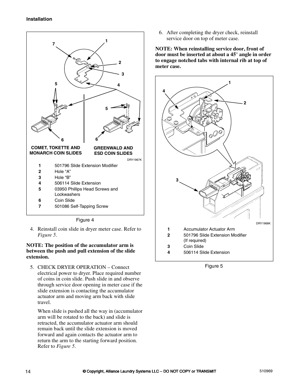 Alliance Laundry Systems D677I User Manual | Page 16 / 122