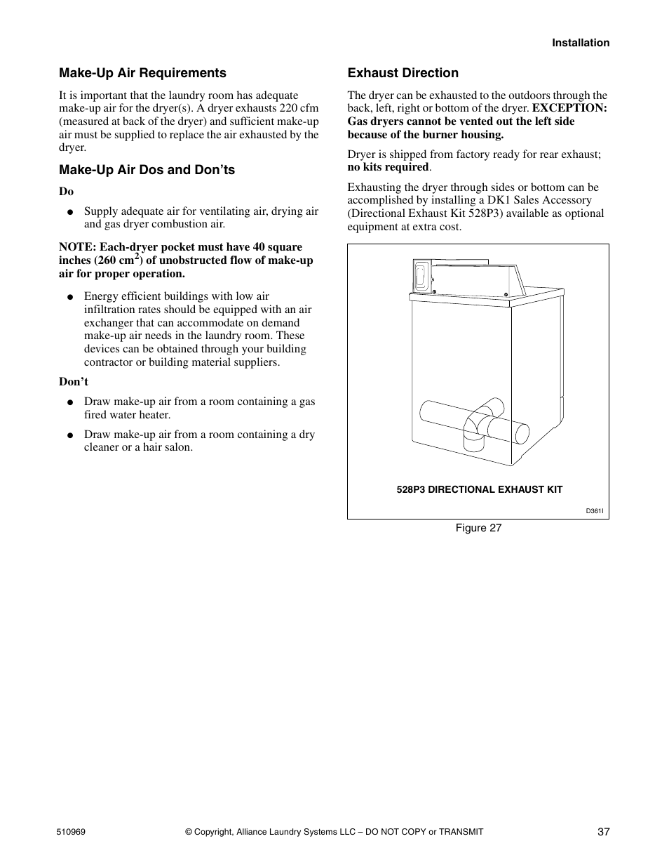 Alliance Laundry Systems D677I User Manual | Page 39 / 122