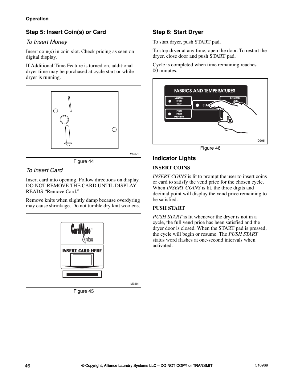 Alliance Laundry Systems D677I User Manual | Page 48 / 122