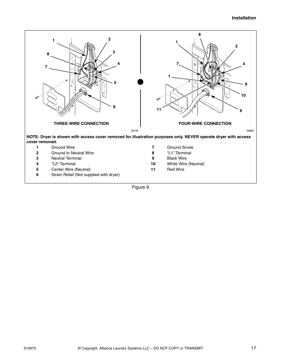 Alliance Laundry Systems Stacked Clothes Dryer User Manual | Page 19 / 118