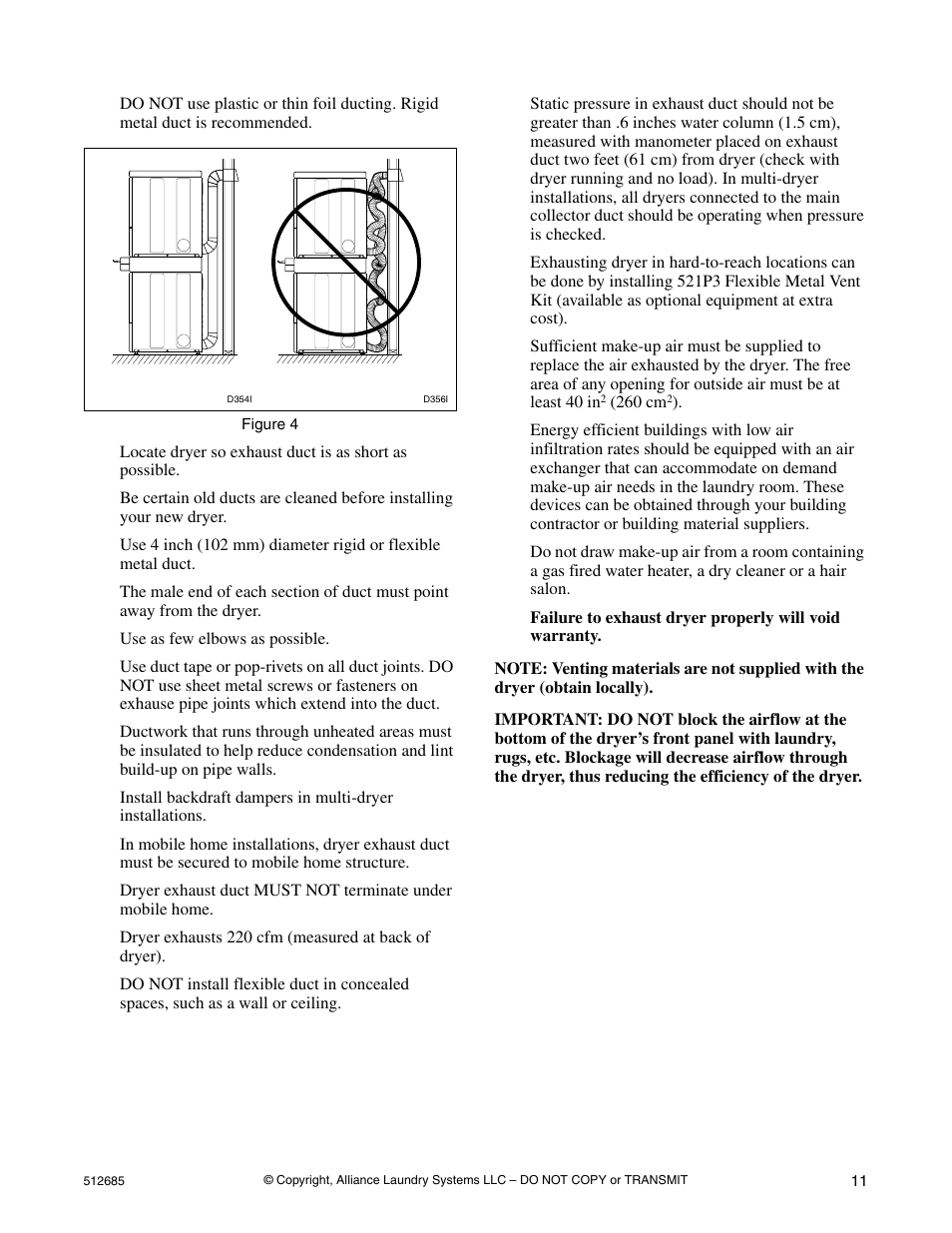 Alliance Laundry Systems 512685R2 User Manual | Page 13 / 50