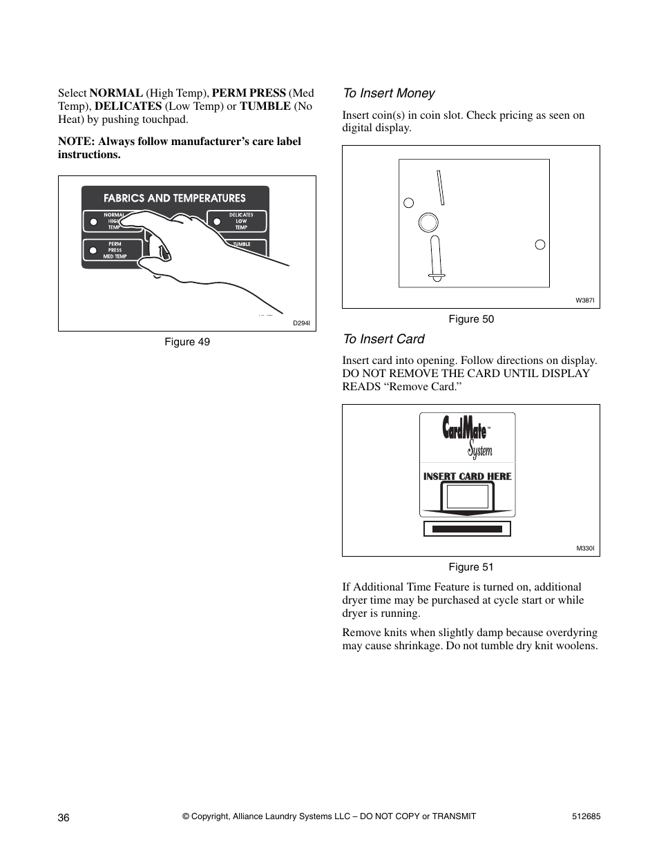 Alliance Laundry Systems 512685R2 User Manual | Page 38 / 50