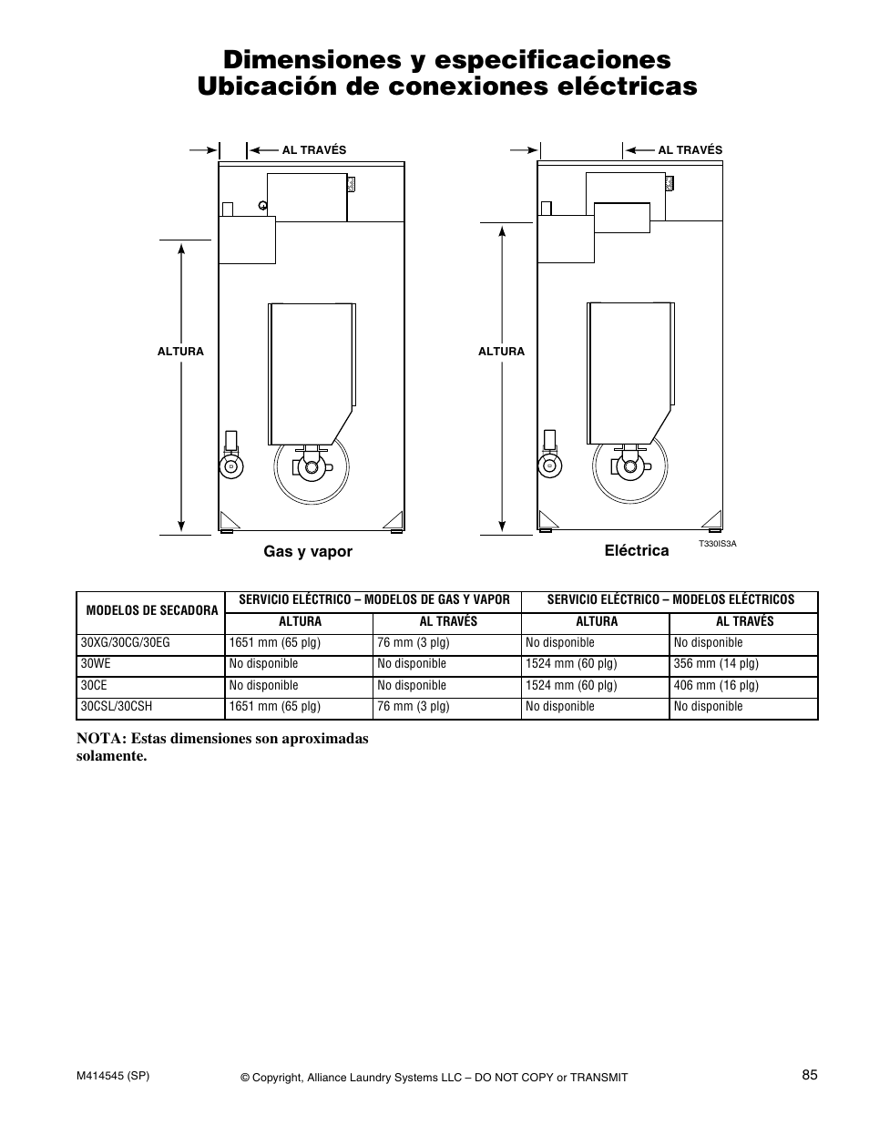 Alliance Laundry Systems 105 User Manual | Page 87 / 144