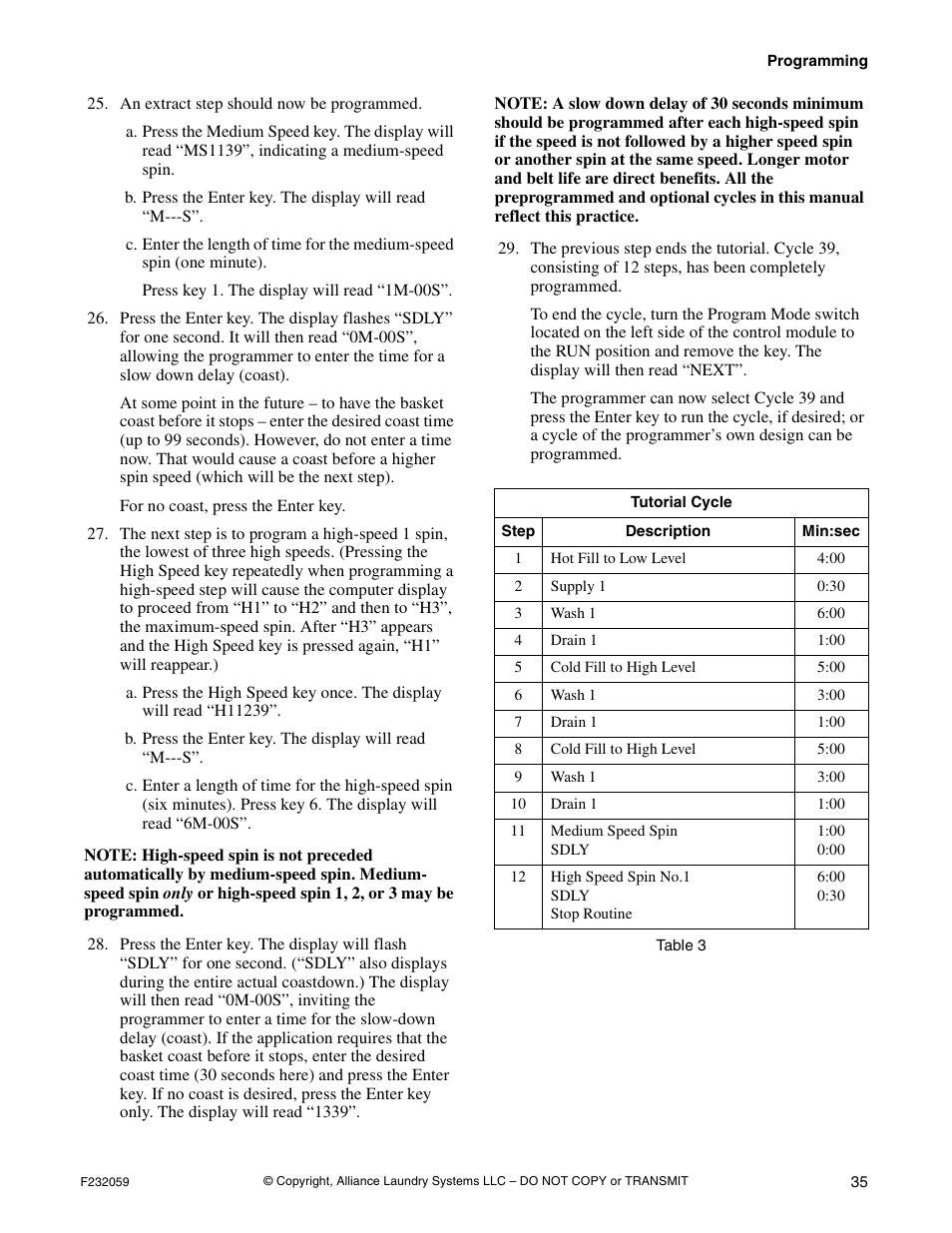 Alliance Laundry Systems UF35PV User Manual | Page 37 / 162