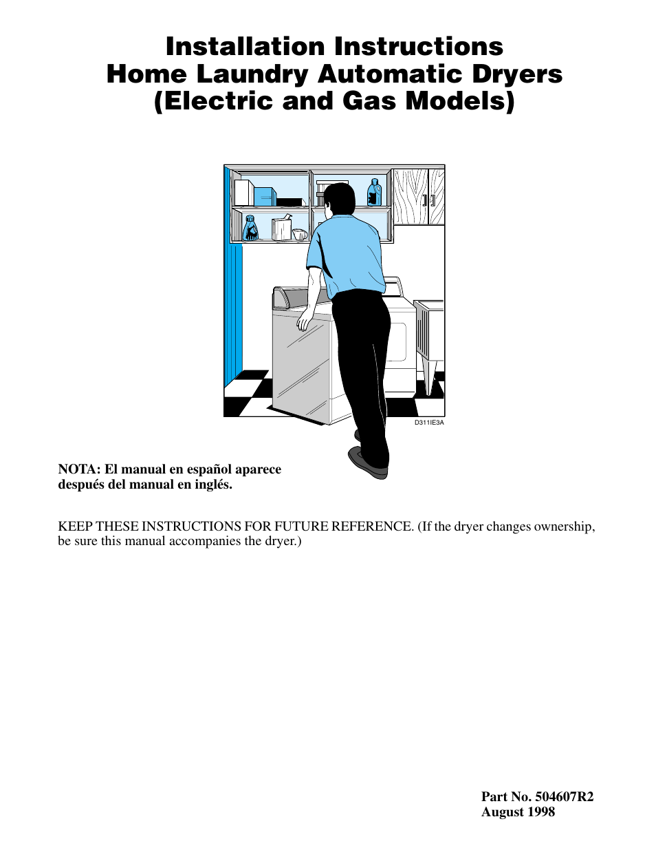 Alliance Laundry Systems LES37A User Manual | 52 pages