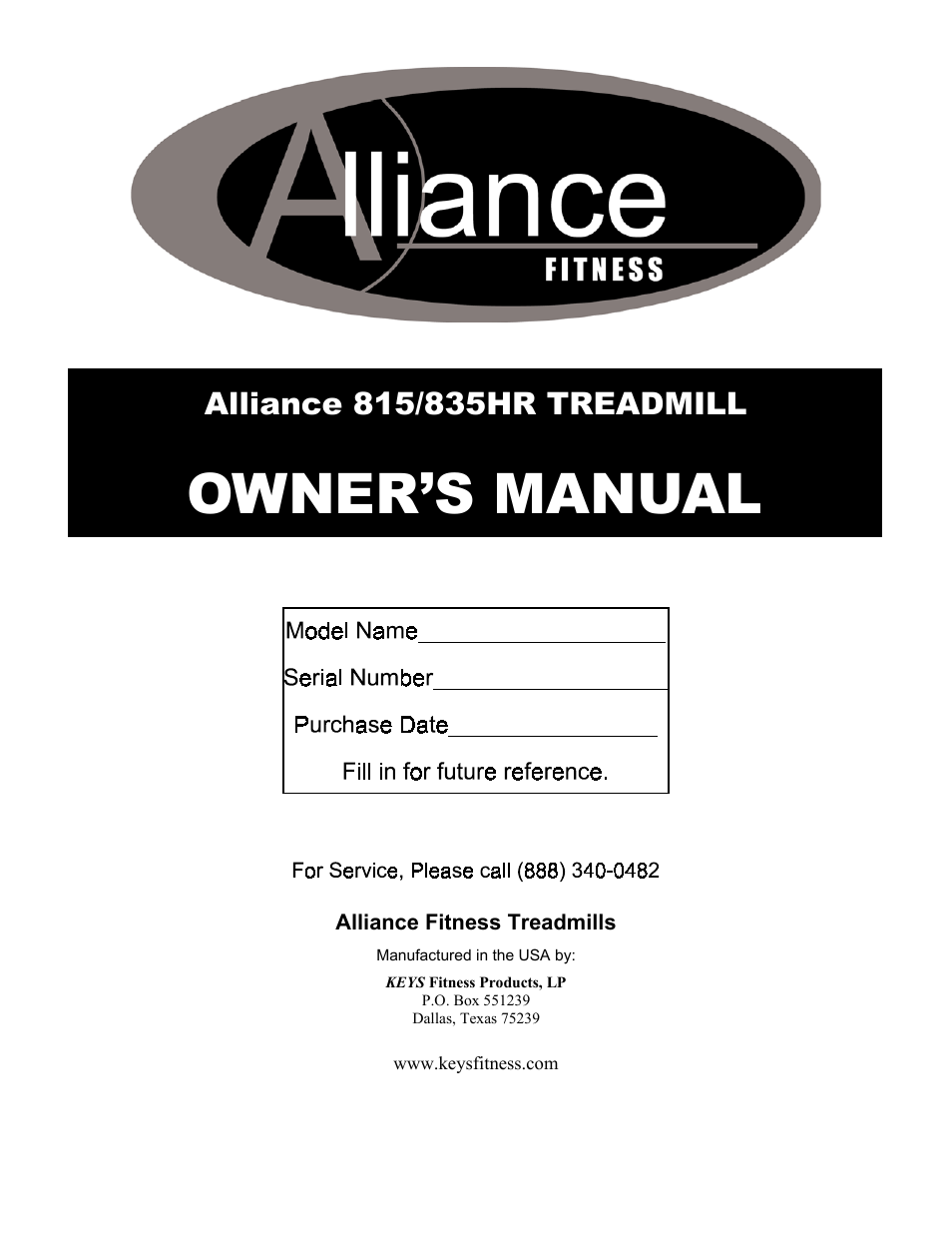Alliance Laundry Systems 815 User Manual | 21 pages