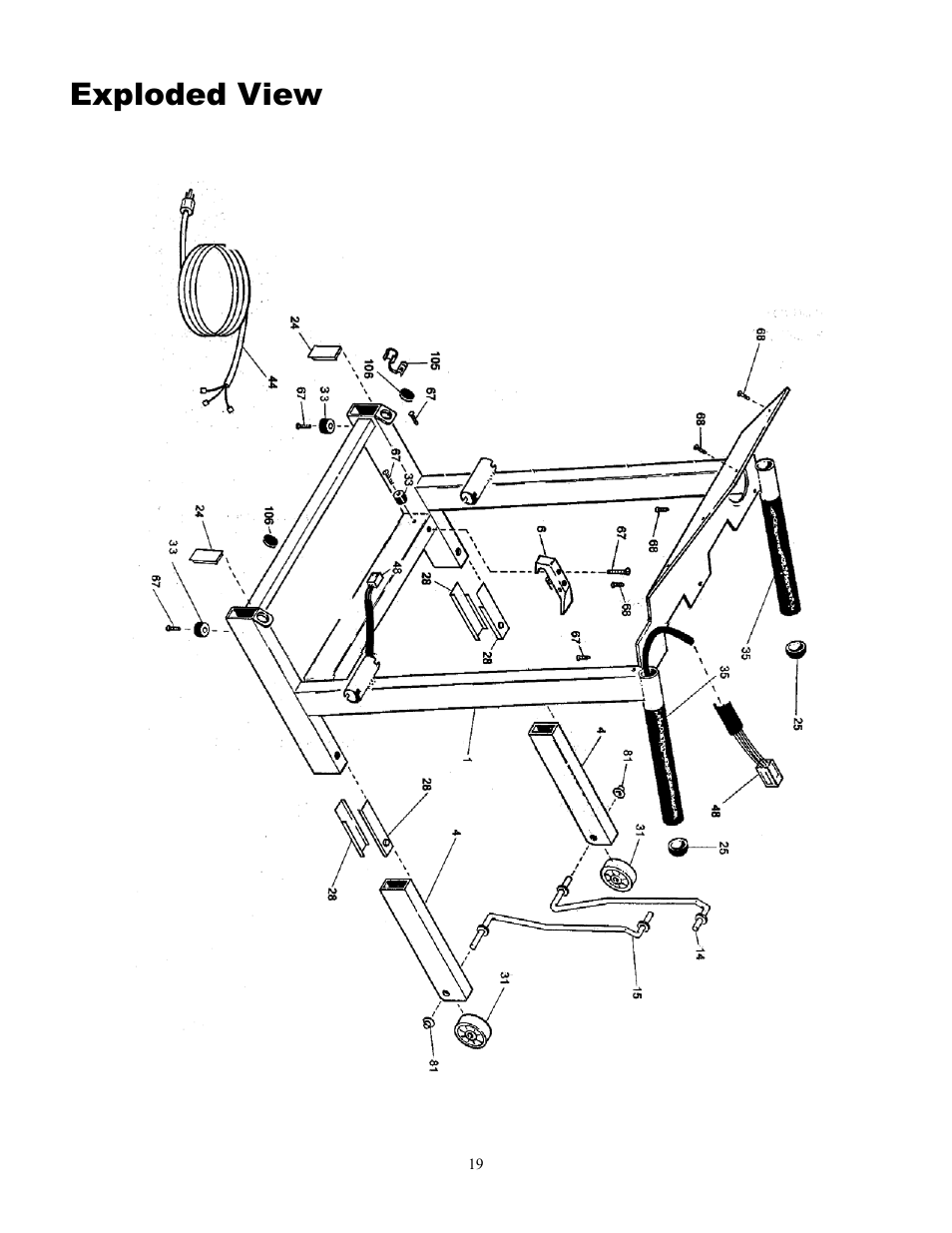 Exploded view | Alliance Laundry Systems 815 User Manual | Page 19 / 21