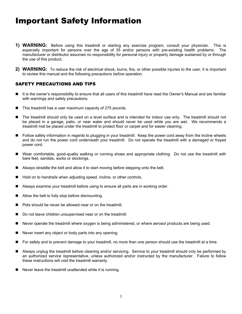 Important safety information | Alliance Laundry Systems 815 User Manual | Page 3 / 21