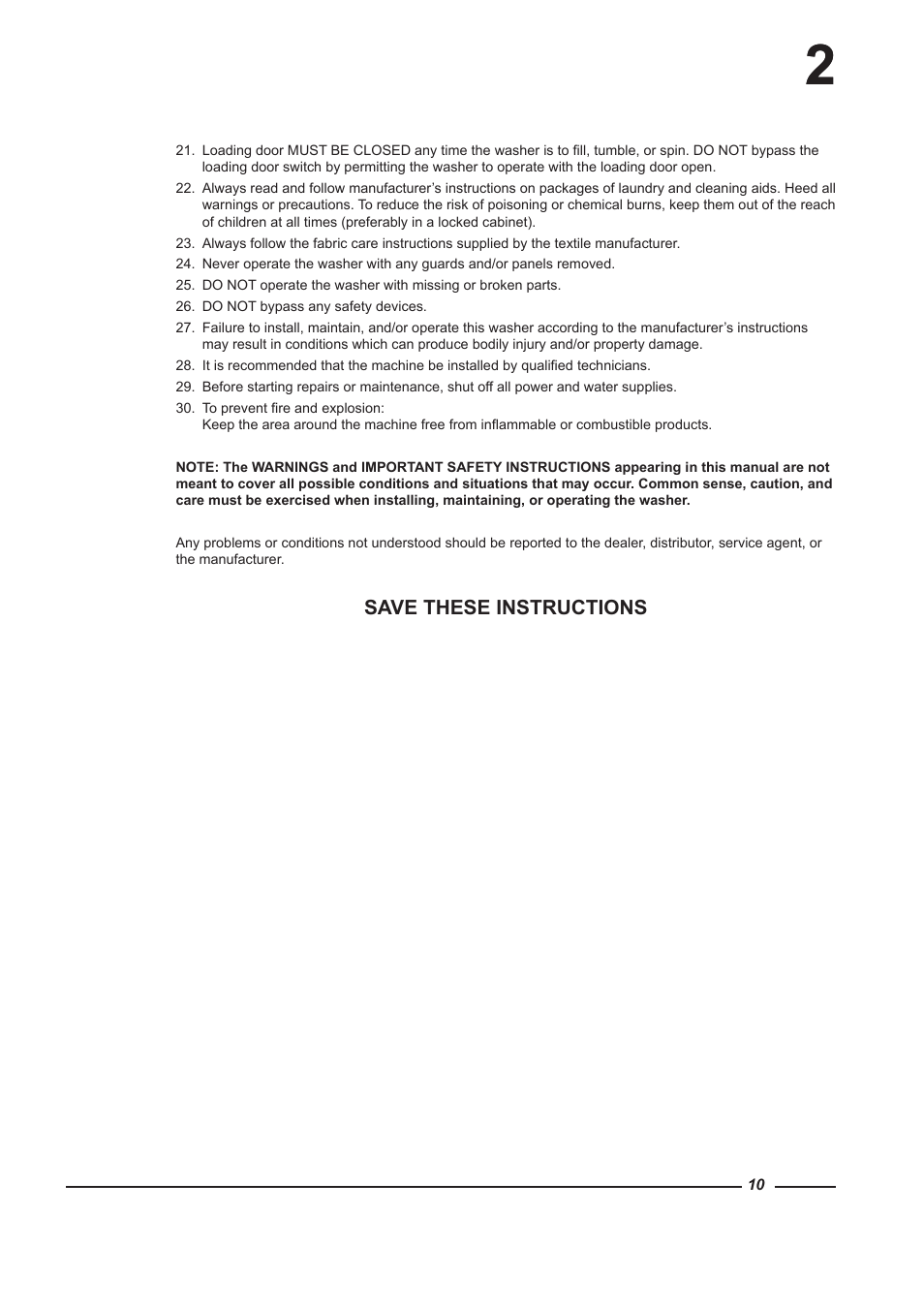 Alliance Laundry Systems HF150 User Manual | Page 10 / 46