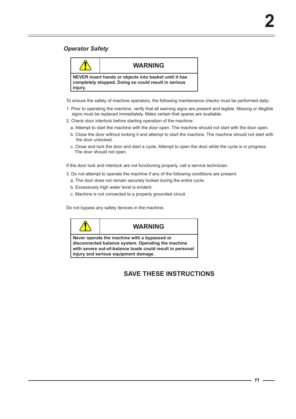 Alliance Laundry Systems HF150 User Manual | Page 11 / 46
