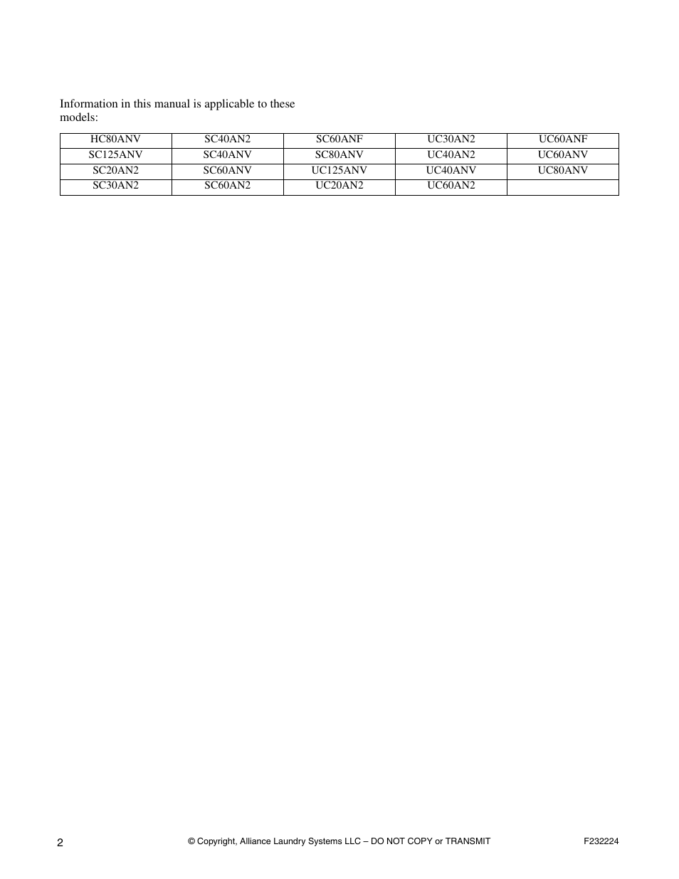 Model identification | Alliance Laundry Systems CHM1766C User Manual | Page 4 / 24