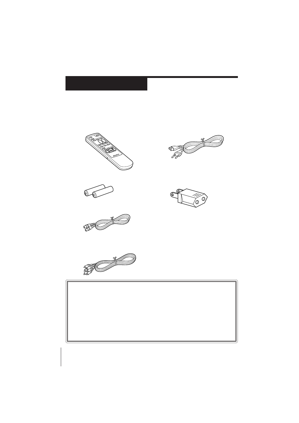 Unpacking, Checking your model name, Step 1 | Sony SLV-XF245ME User Manual | Page 3 / 24