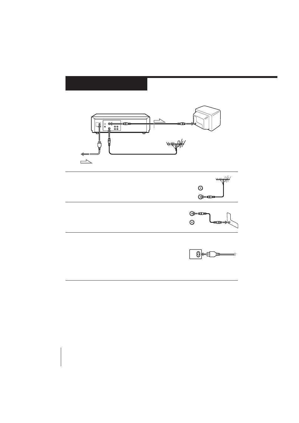 Connecting the unit, Step 3 | Sony SLV-XF245ME User Manual | Page 5 / 24