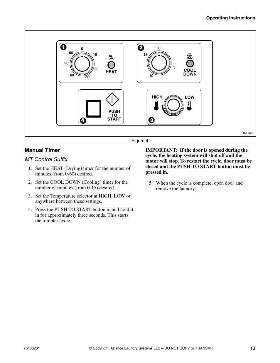 Alliance Laundry Systems 25 User Manual | Page 15 / 28