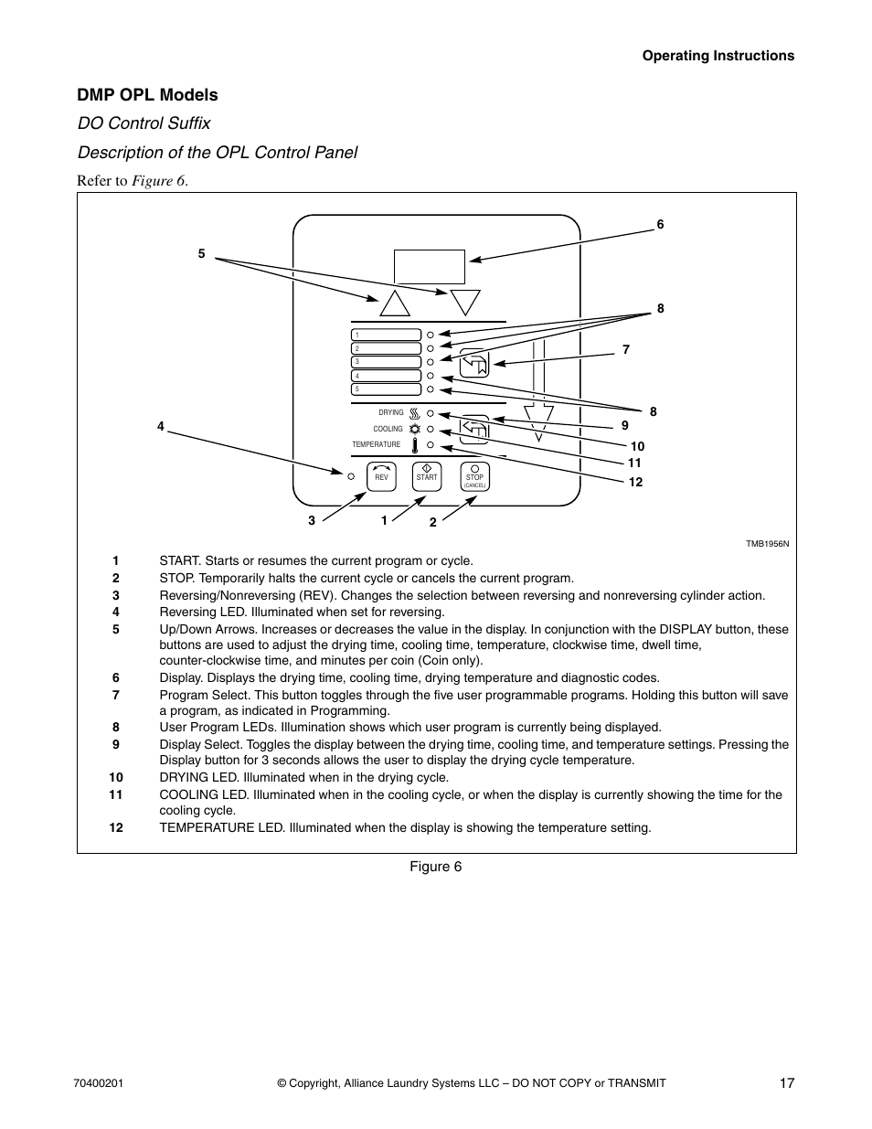 Refer to figure 6 | Alliance Laundry Systems 25 User Manual | Page 19 / 28