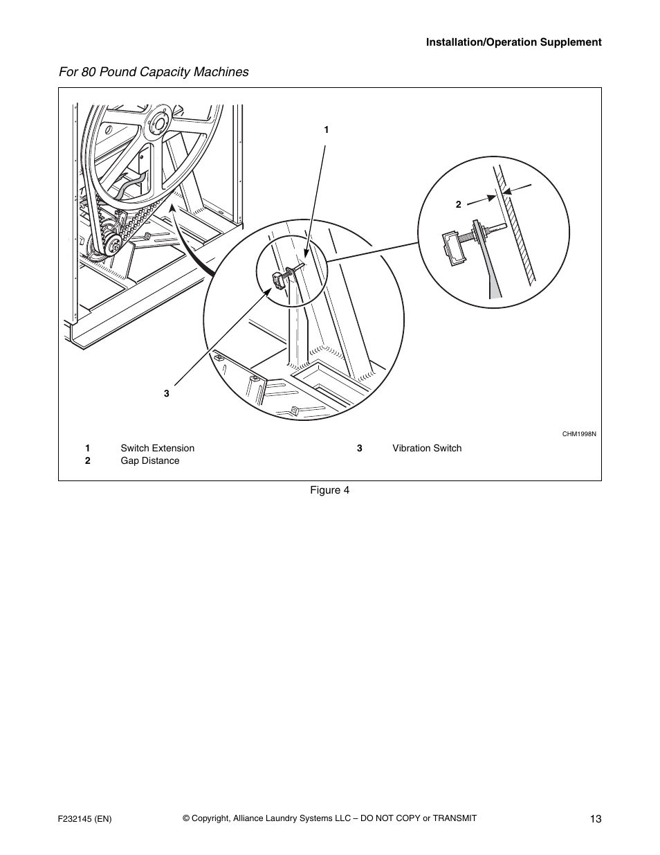 4 and, 4 an, For 80 pound capacity machines | Alliance Laundry Systems Washer-Extractor User Manual | Page 15 / 38