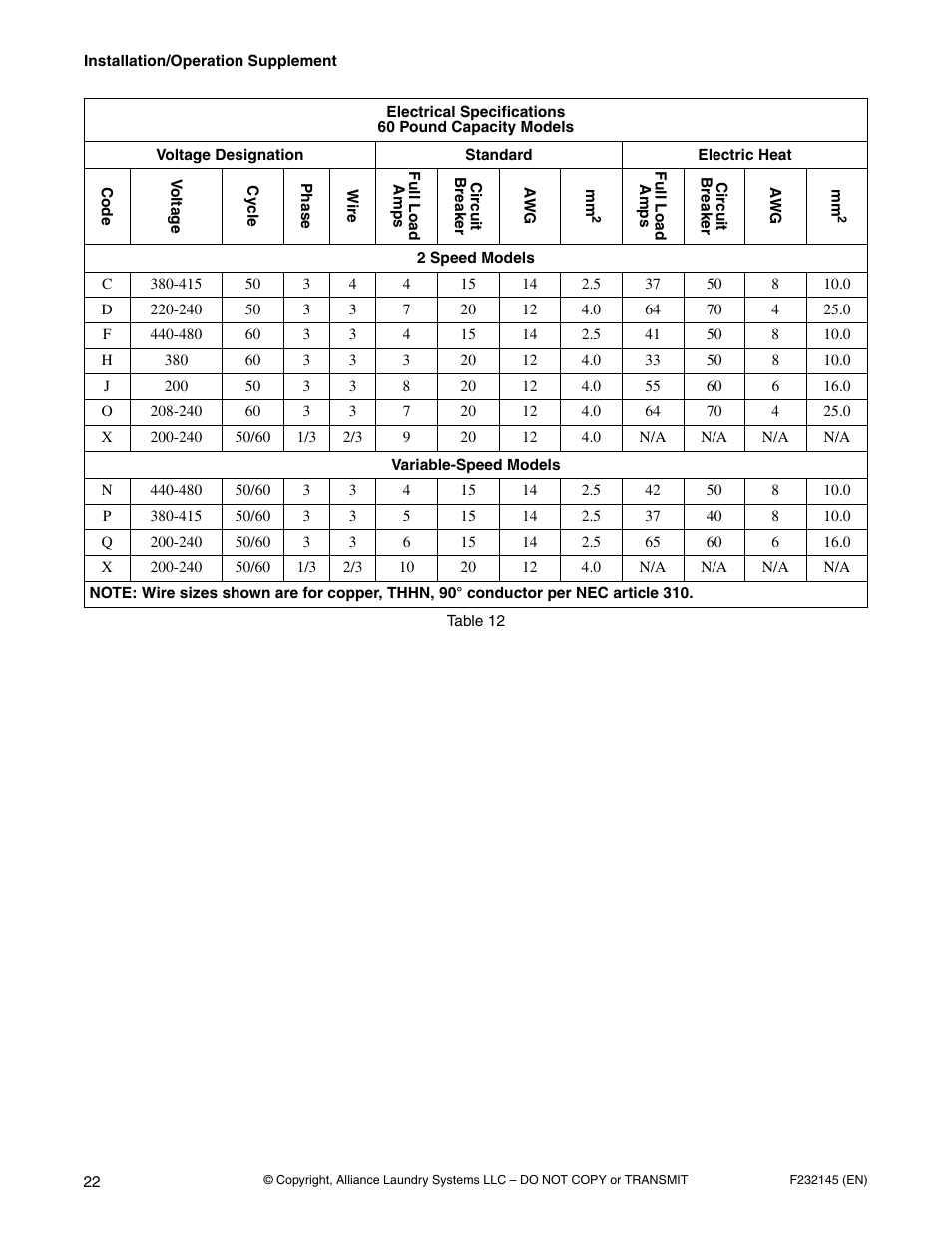 Alliance Laundry Systems Washer-Extractor User Manual | Page 24 / 38
