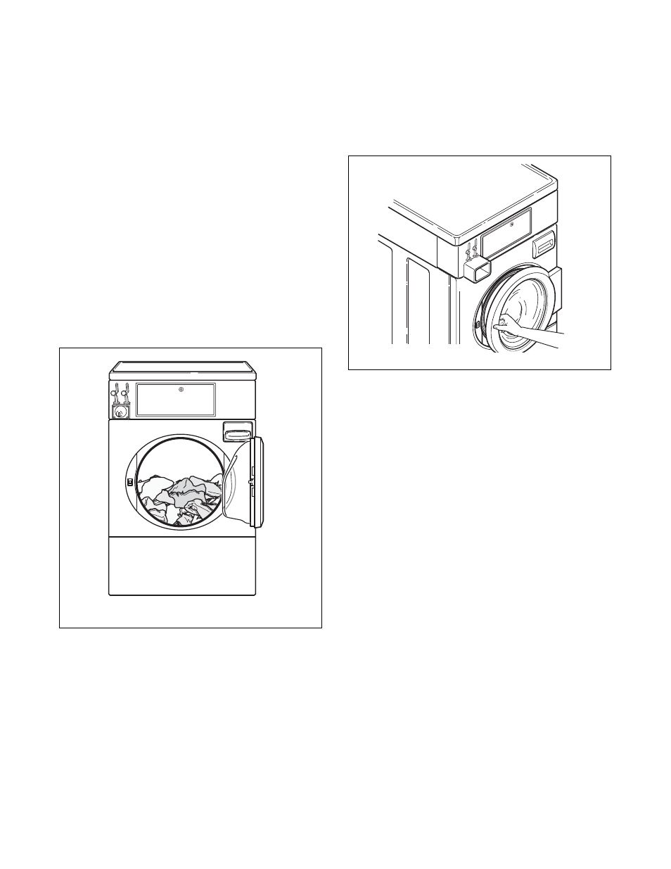 Operation, Operation instructions, Step 1: load laundry step 2: close loading door | Alliance Laundry Systems FLW1527C User Manual | Page 17 / 26