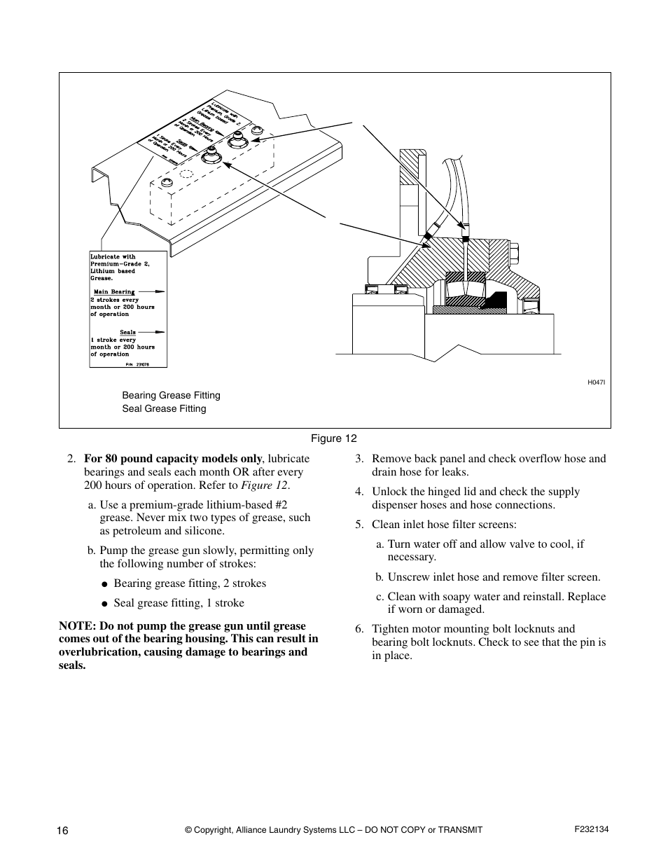 Alliance Laundry Systems Hardmount Coin and OPL User Manual | Page 18 / 20