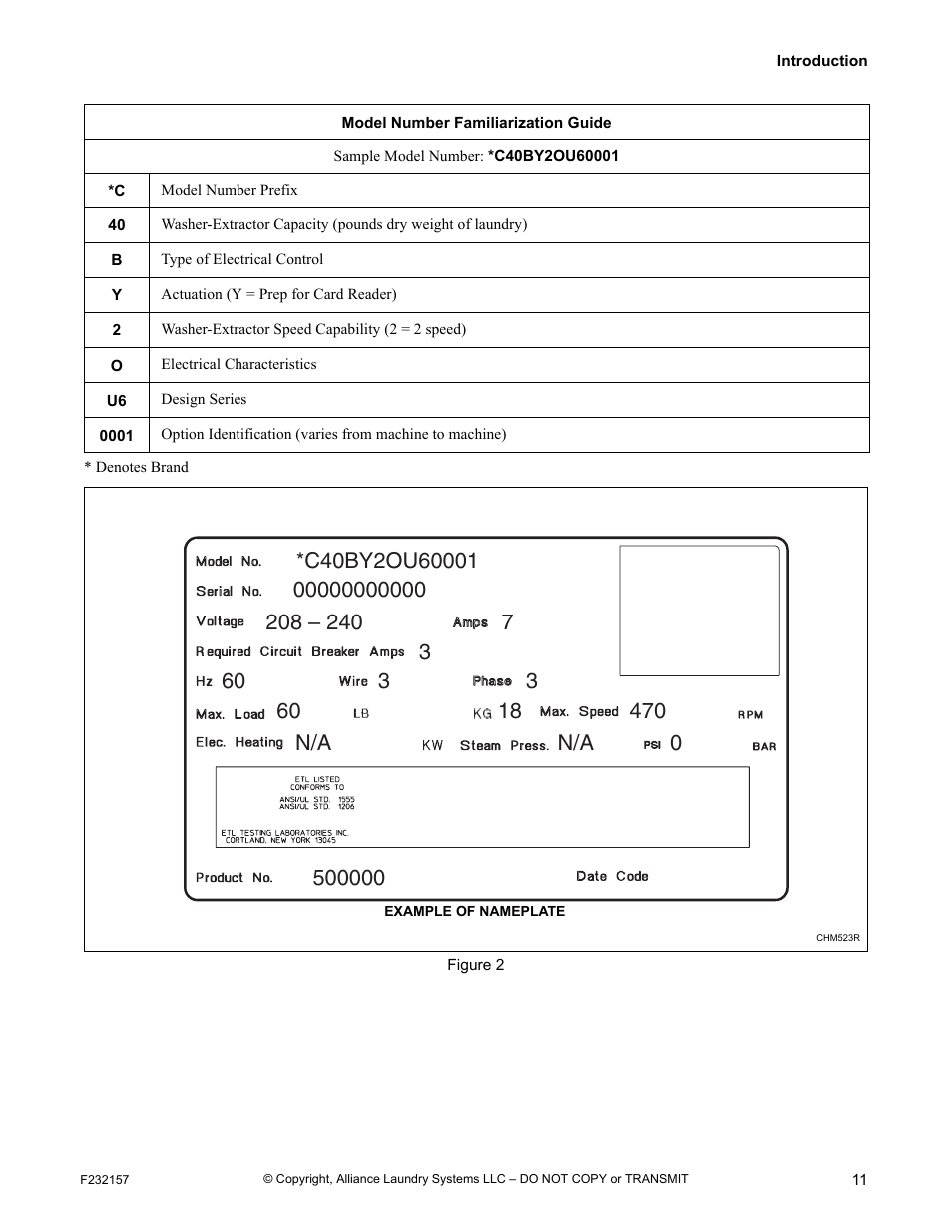 Alliance Laundry Systems F232157R7 User Manual | Page 13 / 36