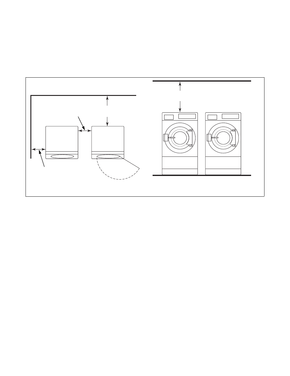 Clearances | Alliance Laundry Systems PHM1397C User Manual | Page 30 / 48