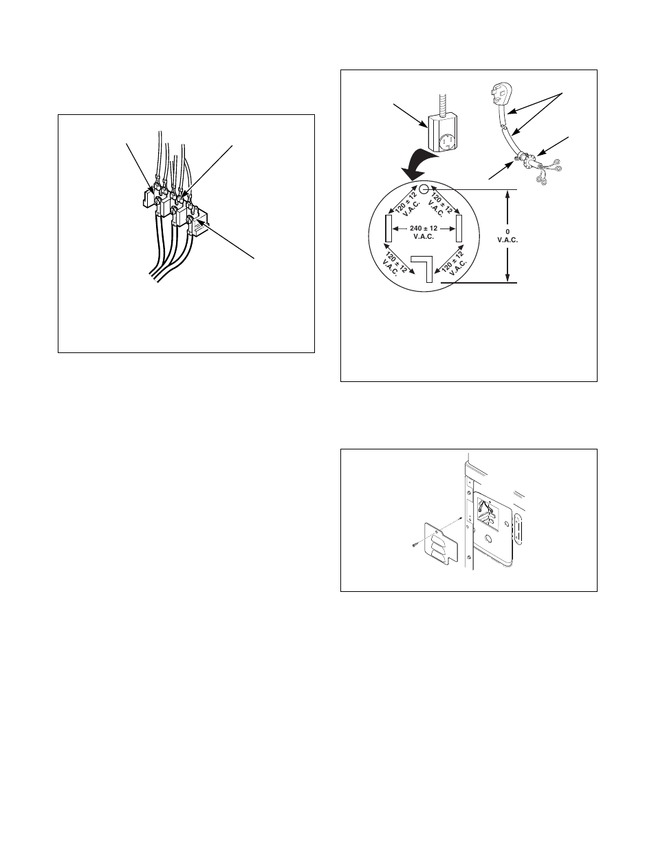 Connecting power cord with four-wire plug | Alliance Laundry Systems DRY684C User Manual | Page 23 / 46