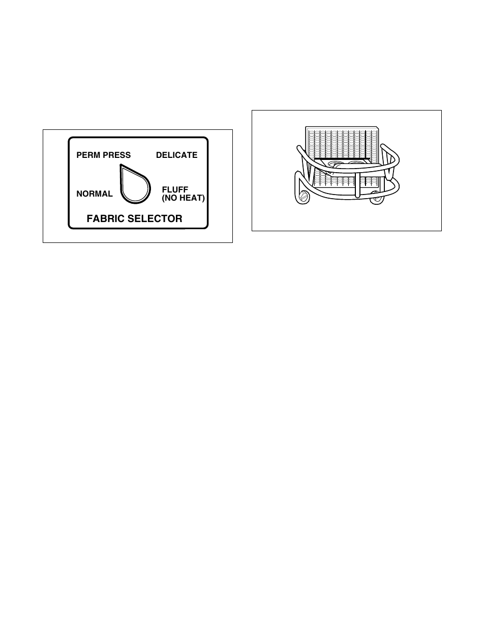 Step 4: set fabric selector step 5: start dryer, Fabric selector | Alliance Laundry Systems DRY684C User Manual | Page 30 / 46
