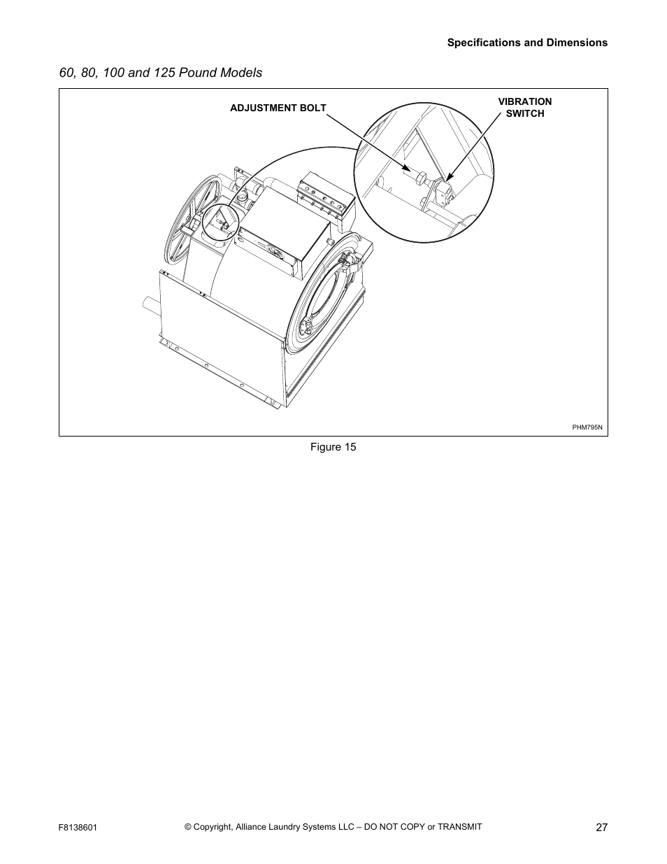 Alliance Laundry Systems PHM802N User Manual | Page 29 / 48