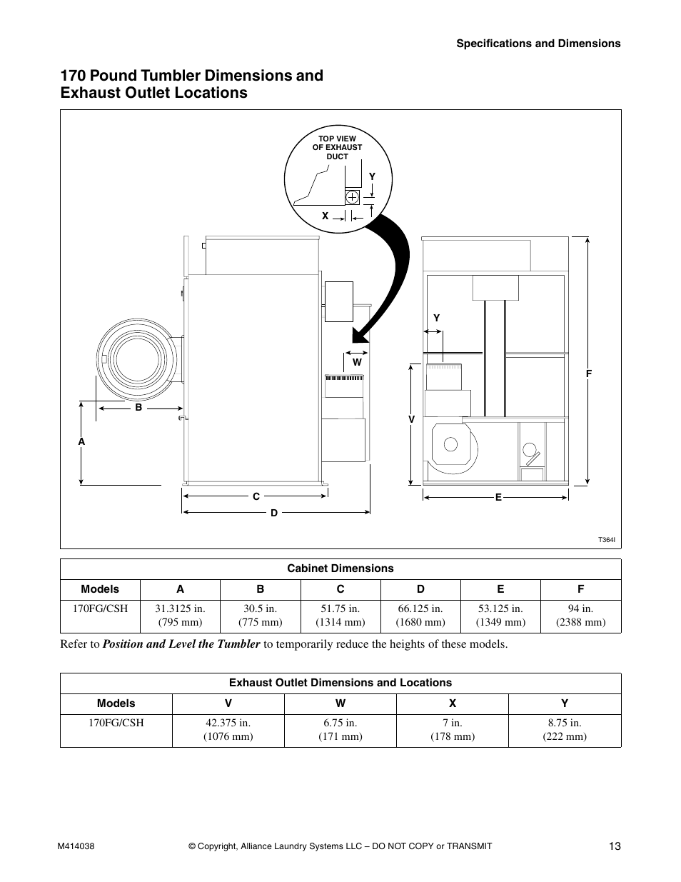 Alliance Laundry Systems T433I User Manual | Page 15 / 116