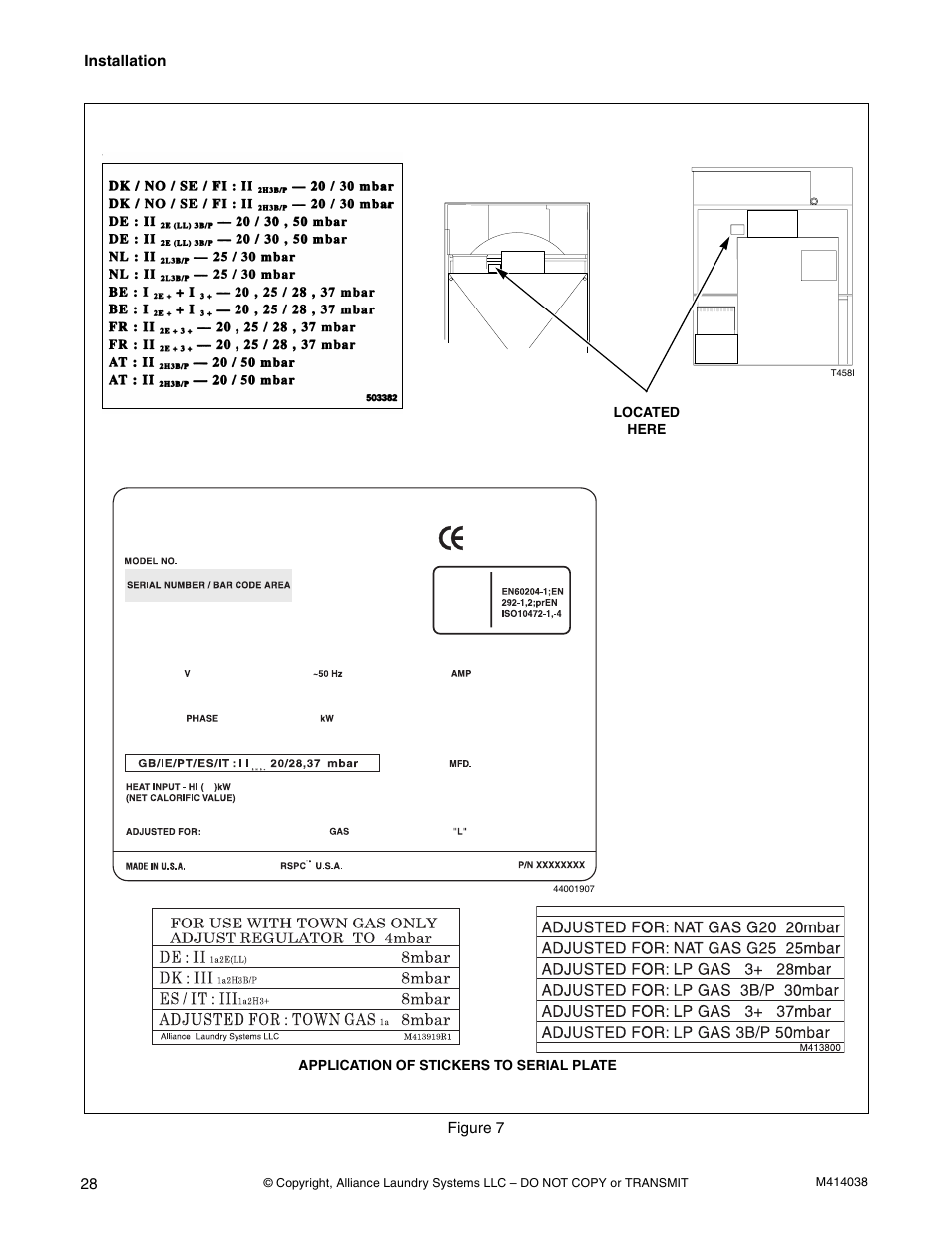 Alliance Laundry Systems T433I User Manual | Page 30 / 116