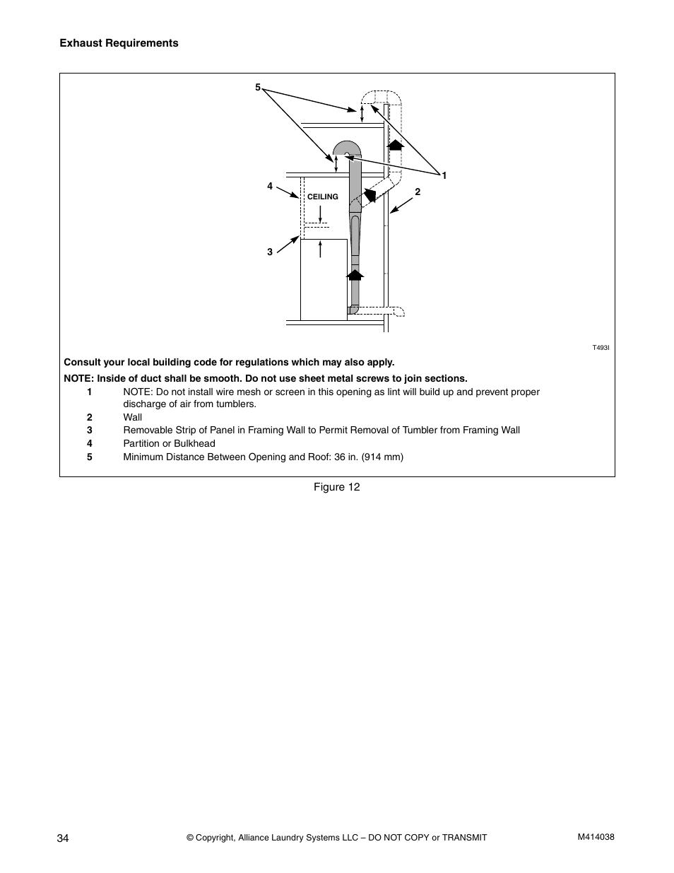 Alliance Laundry Systems T433I User Manual | Page 36 / 116