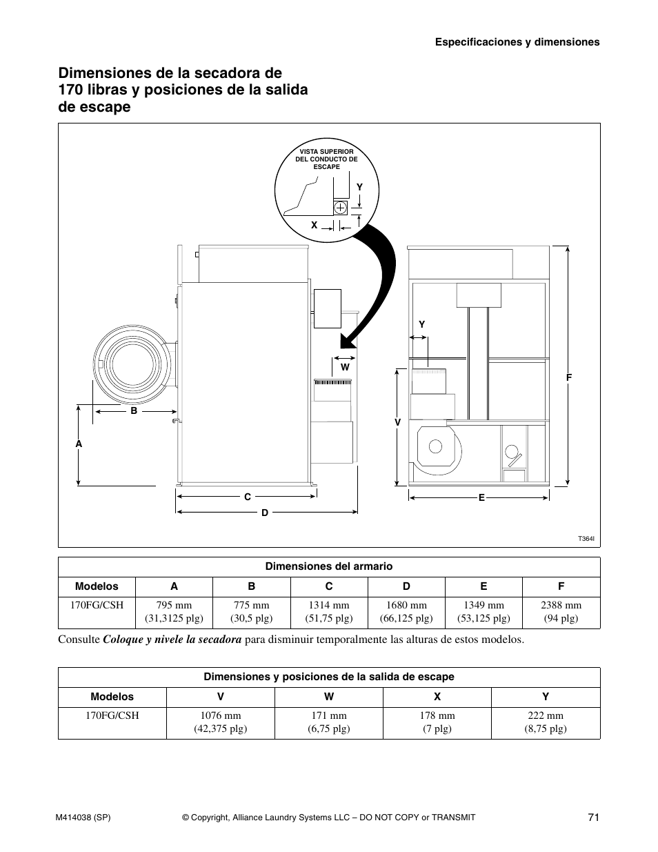 Alliance Laundry Systems T433I User Manual | Page 73 / 116