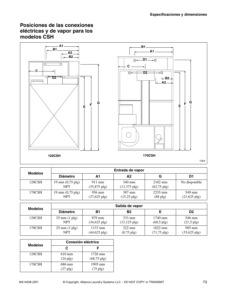 Alliance Laundry Systems T433I User Manual | Page 75 / 116