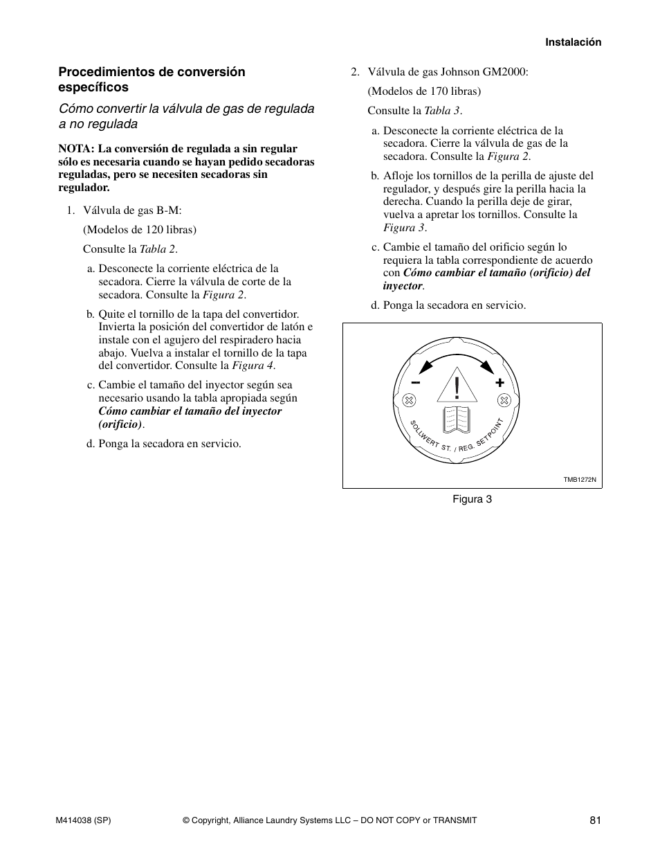 Alliance Laundry Systems T433I User Manual | Page 83 / 116