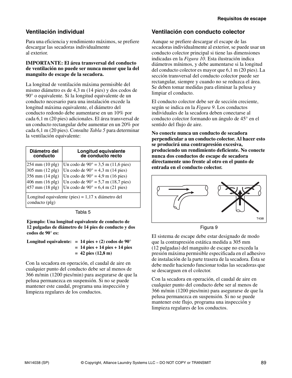 Alliance Laundry Systems T433I User Manual | Page 91 / 116