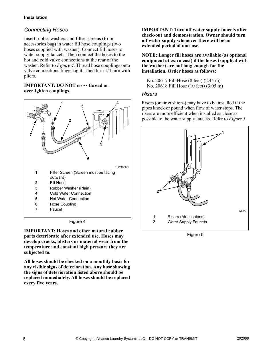 Alliance Laundry Systems TLW12CTLW12C User Manual | Page 10 / 26