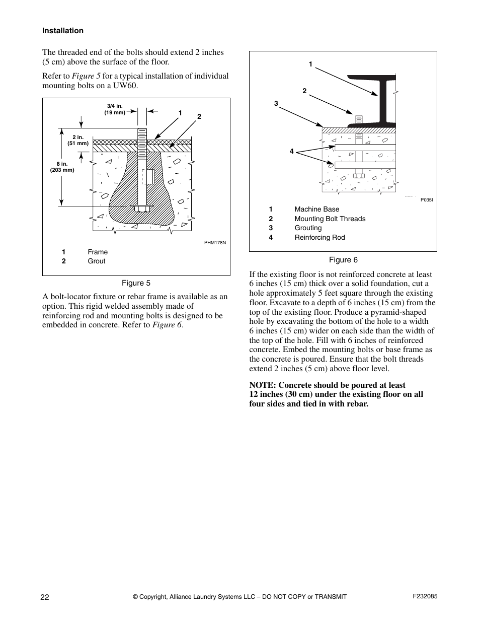 Alliance Laundry Systems UW POCKET HARDMOUNT UW35B2 User Manual | Page 24 / 40