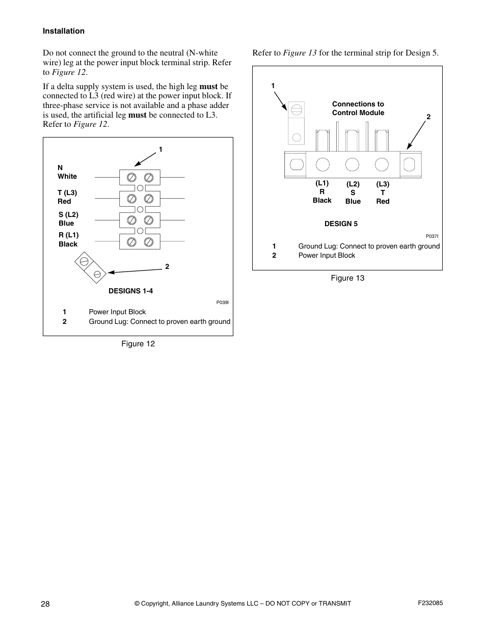 Alliance Laundry Systems UW POCKET HARDMOUNT UW35B2 User Manual | Page 30 / 40