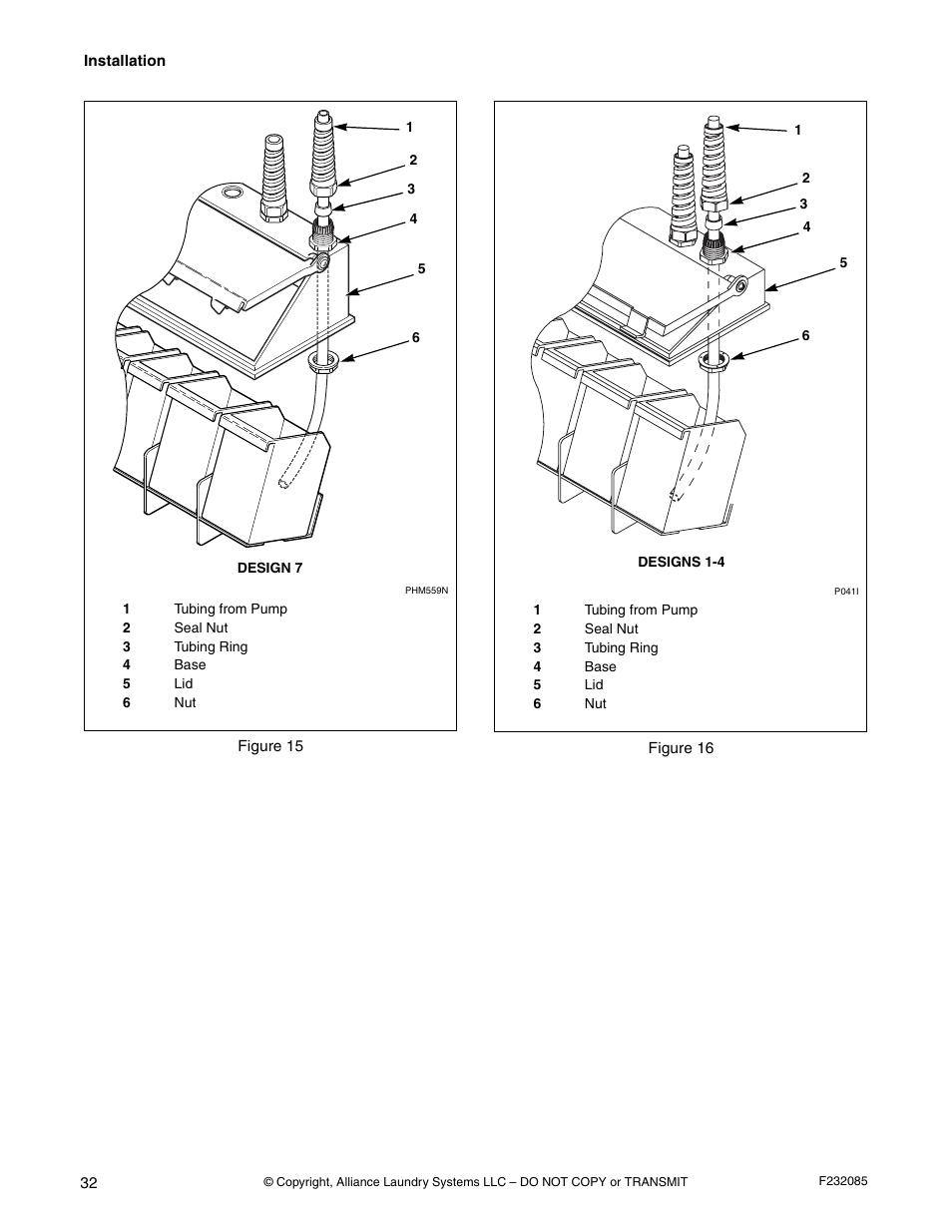 Alliance Laundry Systems UW POCKET HARDMOUNT UW35B2 User Manual | Page 34 / 40