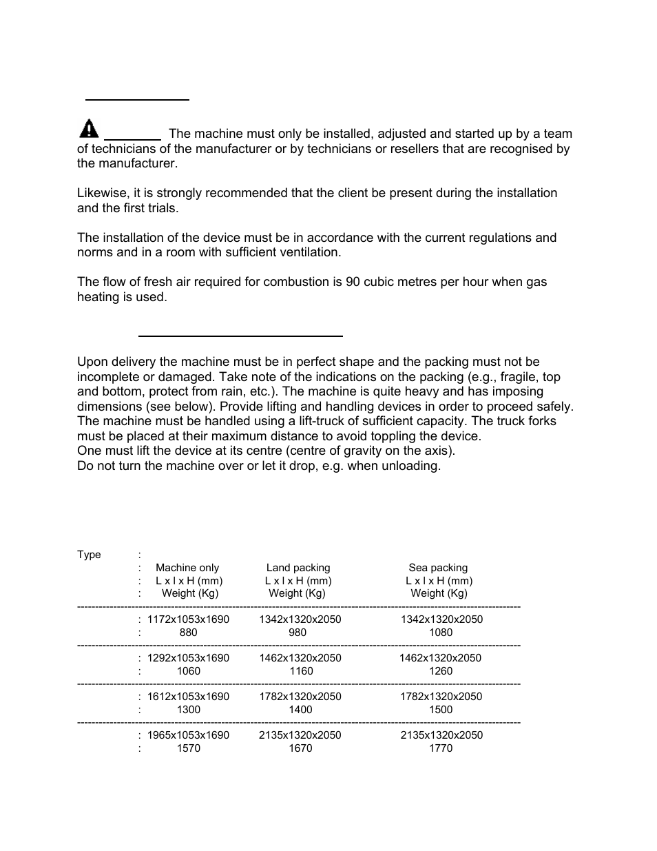 2 installation | Alliance Laundry Systems CS2000 User Manual | Page 13 / 54