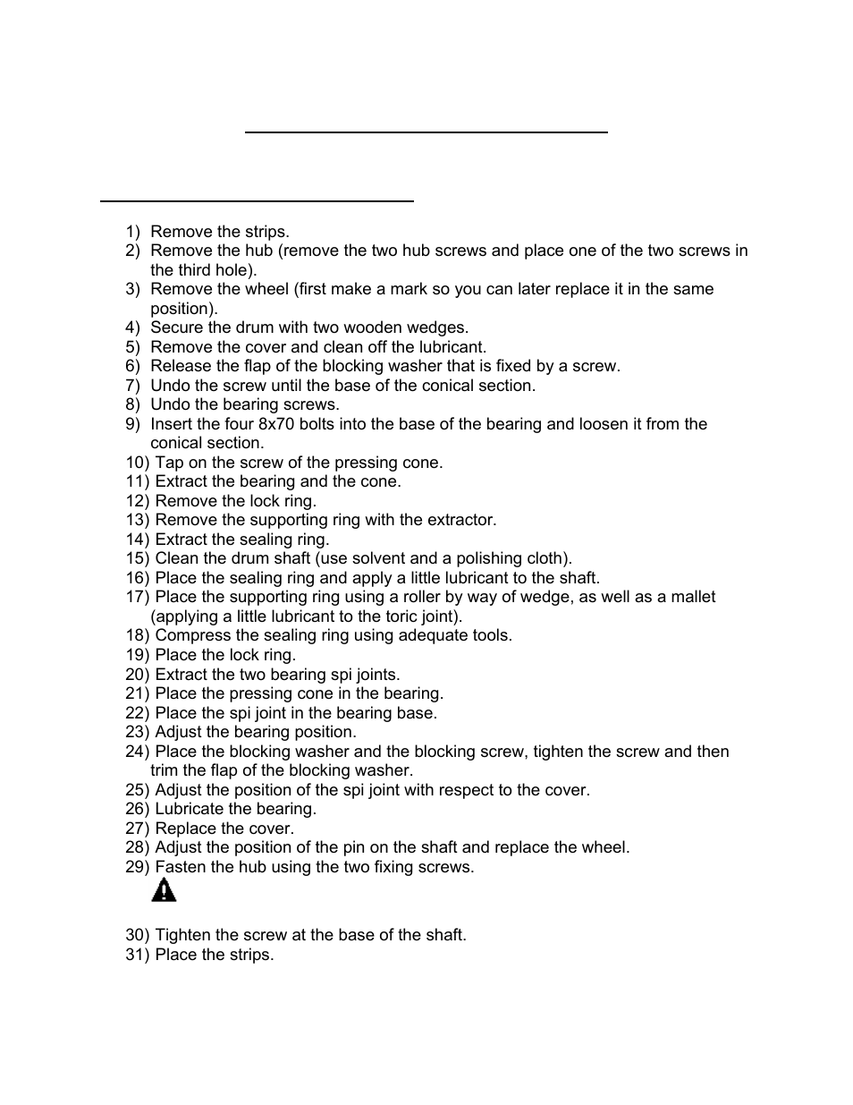Maintenance instructions | Alliance Laundry Systems CS2000 User Manual | Page 24 / 54