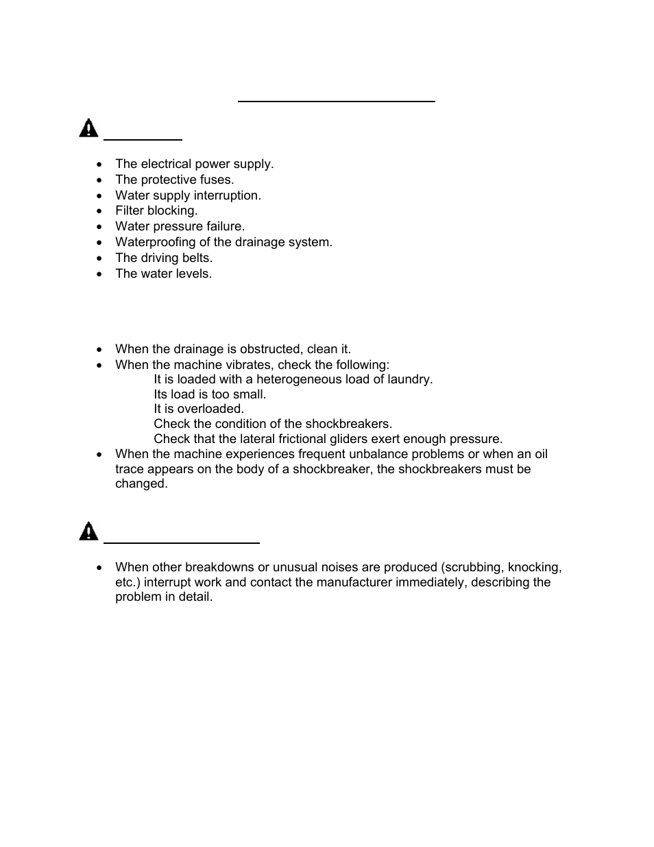 Troubleshooting | Alliance Laundry Systems CS2000 User Manual | Page 25 / 54
