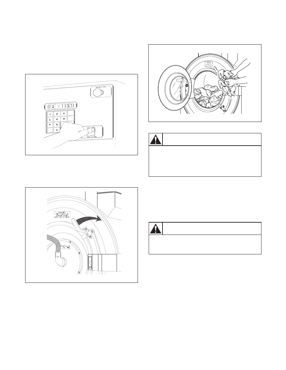 Uw models with s-control, Caution | Alliance Laundry Systems Extractors P232156R9 User Manual | Page 36 / 45