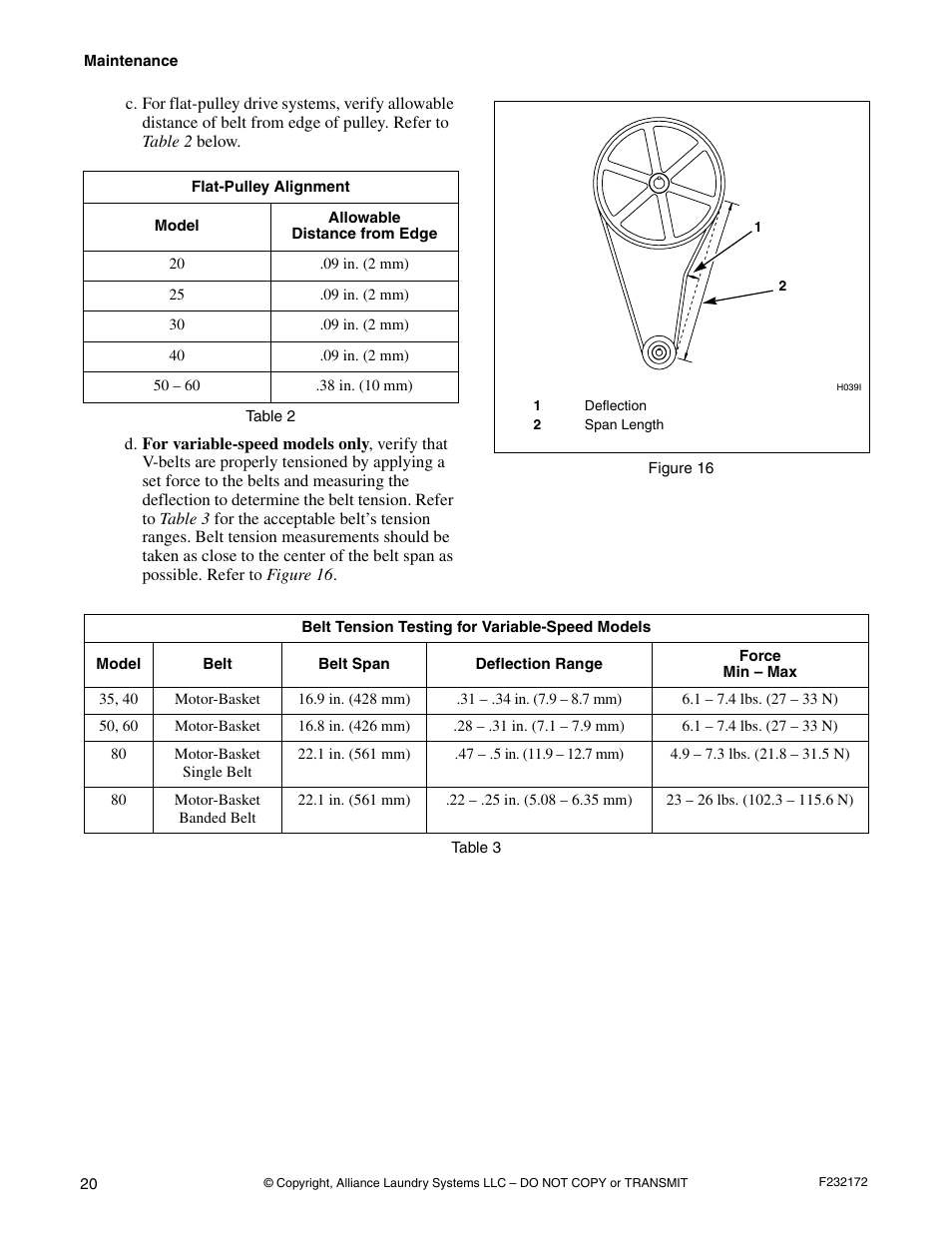 Alliance Laundry Systems CHM160C User Manual | Page 22 / 26