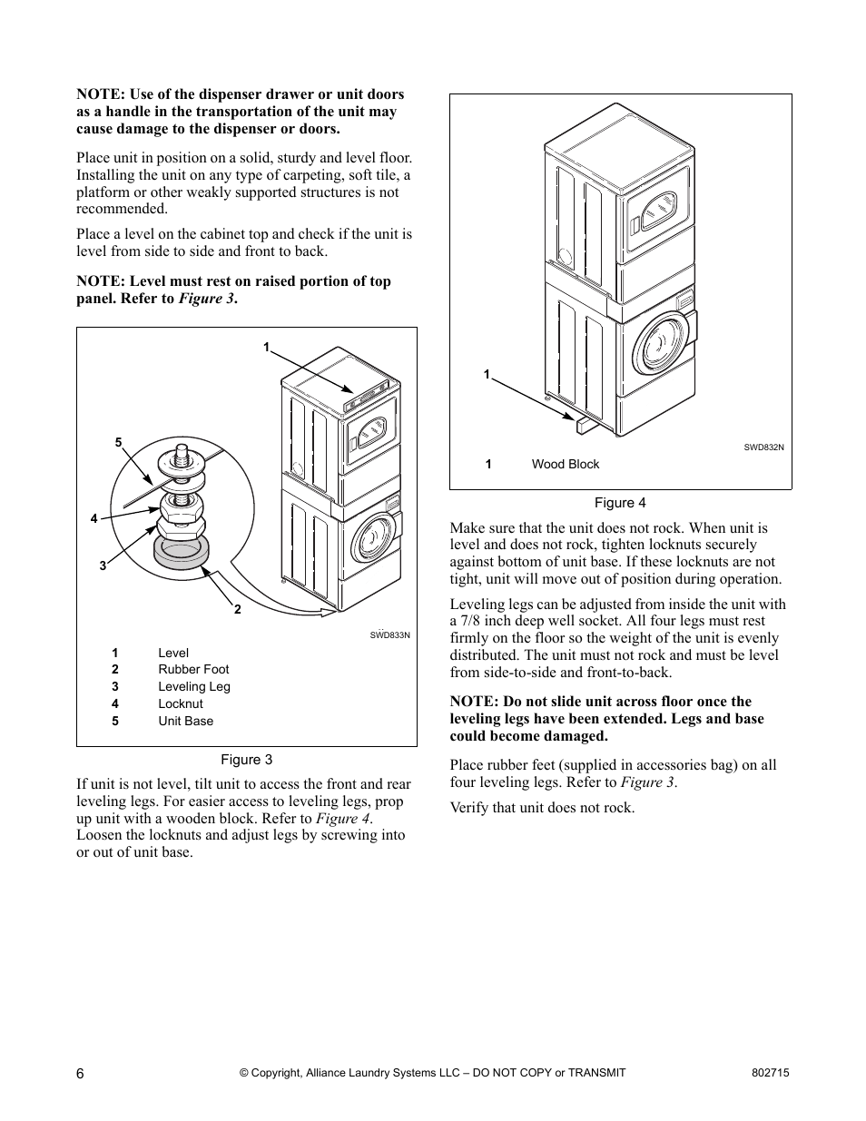 Alliance Laundry Systems Dishwasher User Manual | Page 6 / 24