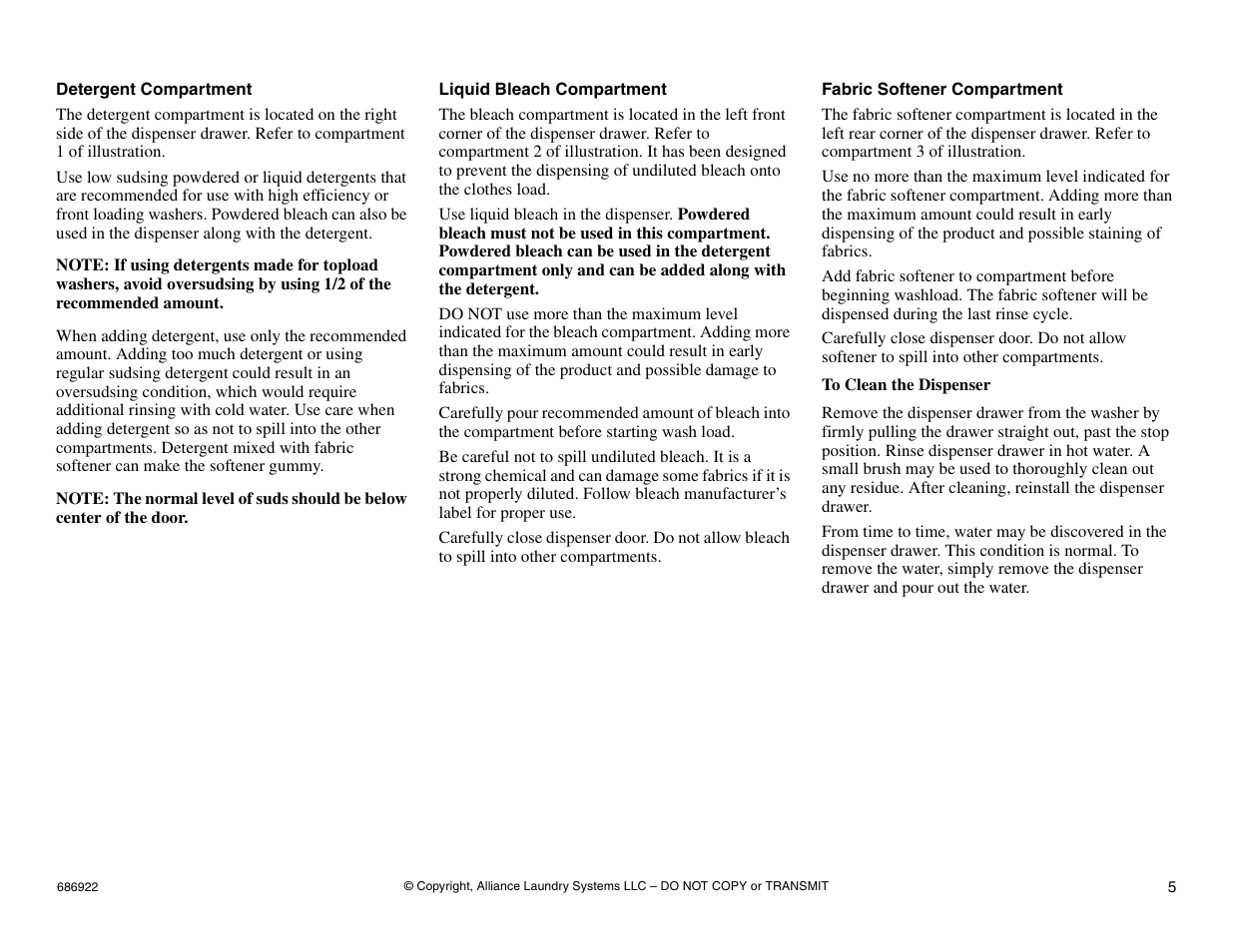 Alliance Laundry Systems LTS80A* User Manual | Page 7 / 16