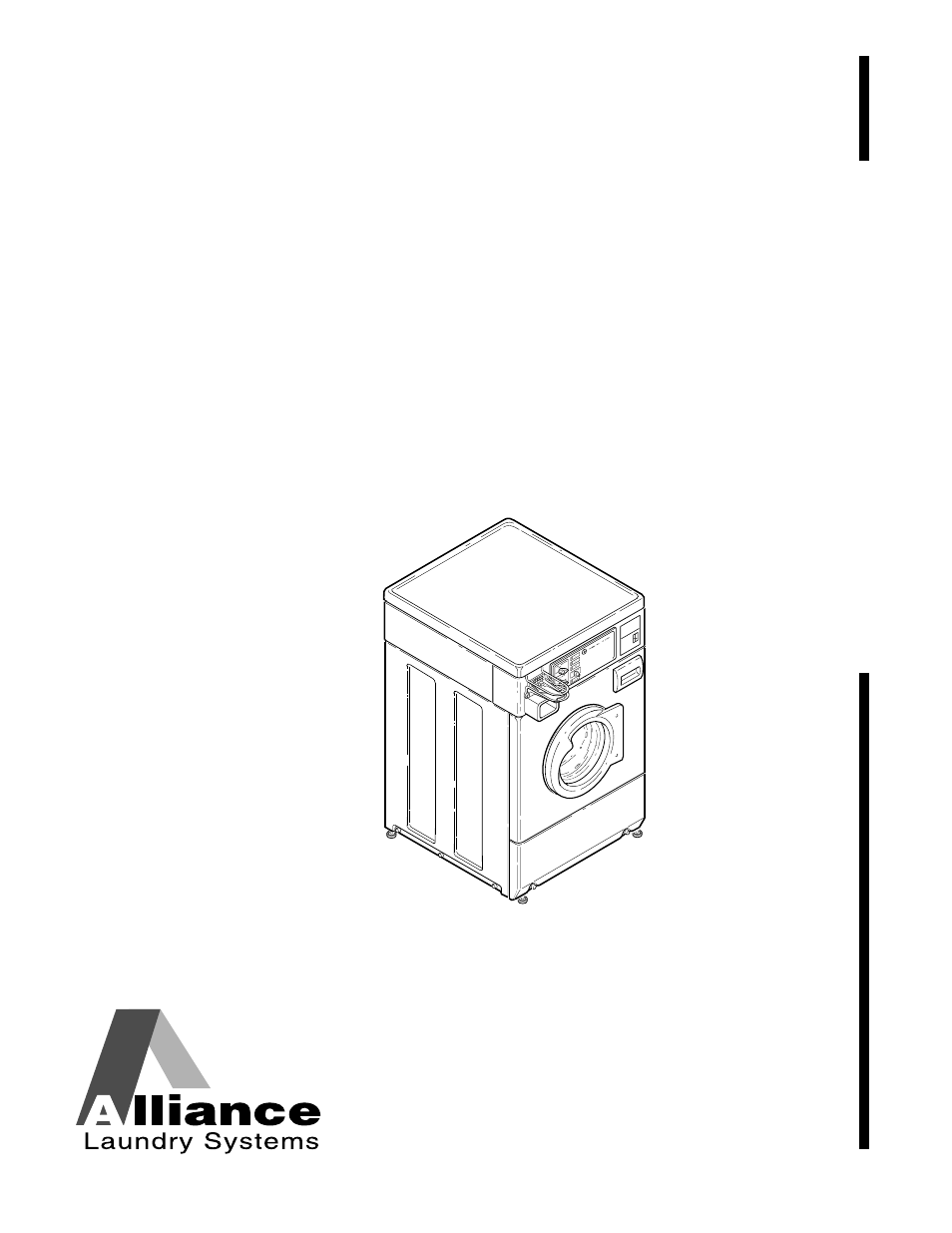 Carga frontal con contador de monedas, Instalaci ón y operación, De lavadoras comerciales | Alliance Laundry Systems H236I User Manual | Page 25 / 52