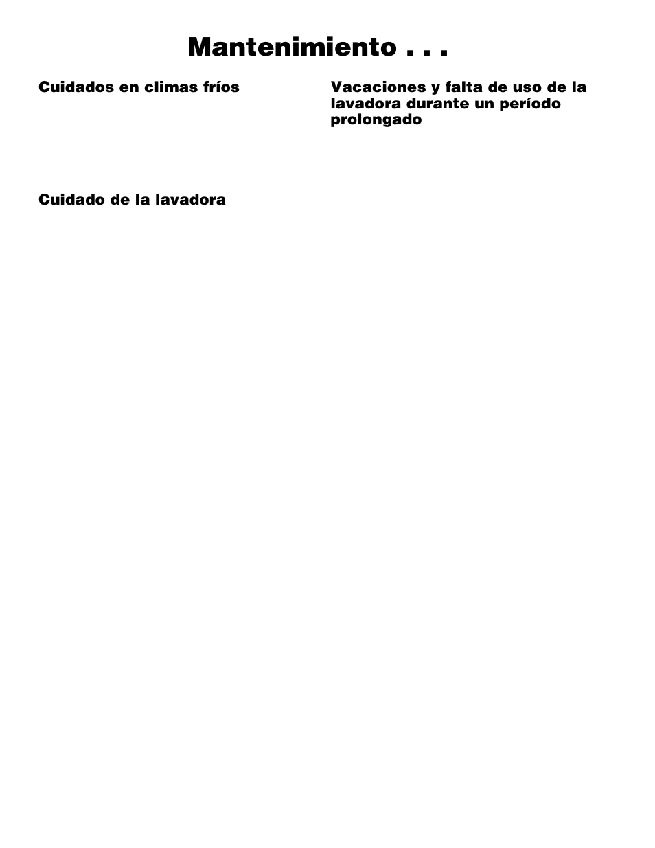 Mantenimiento | Alliance Laundry Systems H236I User Manual | Page 48 / 52